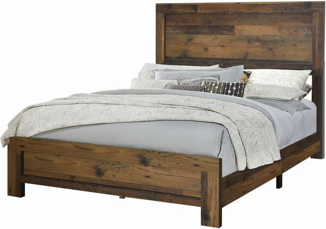 Coaster® Sidney 4-Piece Rustic Pine Twin Bedroom Set-1