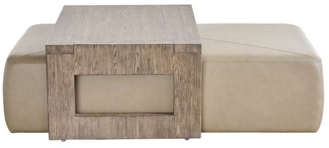 Universal Explore Home™ Dwell Beige/Boulder Nesting Cocktail Ottoman-2