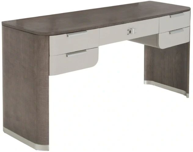 Michael Amini® Roxbury Park Brown/Slate Vanity Desk-0