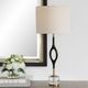 Uttermost® Maryam Antique Brass/Black Buffet Lamp-1