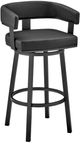 Armen Living Lorin Black Bar Stool-0