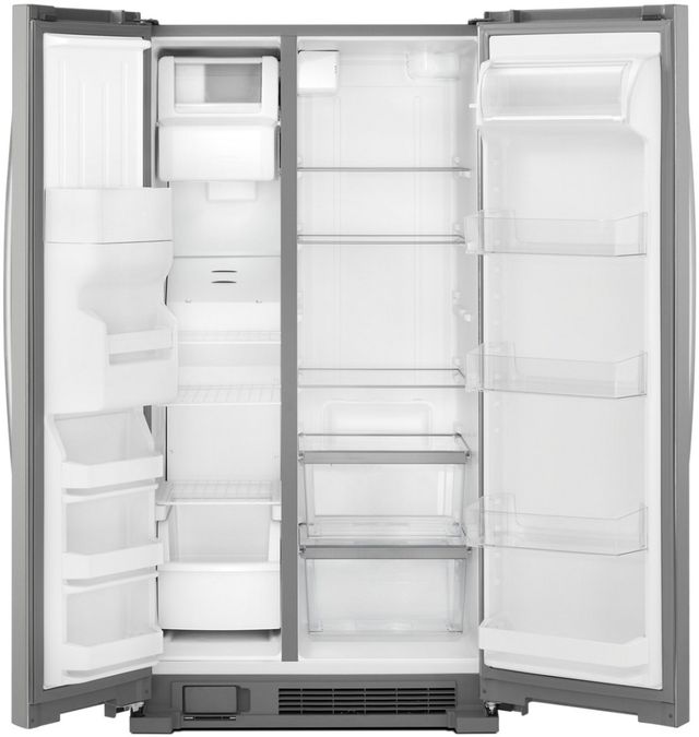 Whirlpool® 33" 21.4 Cu. Ft. Fingerprint Resistant Stainless Side-By-Side Refrigerator-1