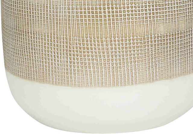 Monarch Specialties Inc. 27"H Cream Ceramic Table Lamp-3