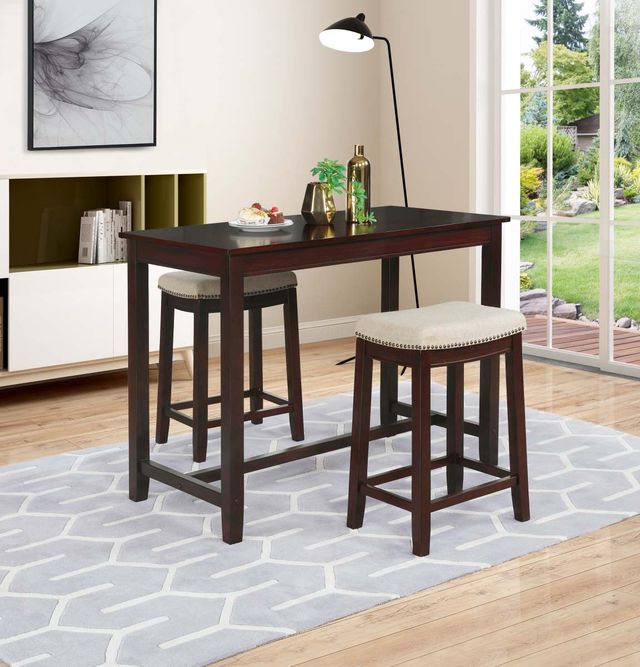 Linon Claridge Brown Counter Pub Table-1