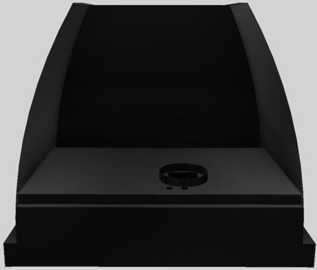 Vent-A-Hood® Designer Series 36" Black Wall Mounted Range Hood-4