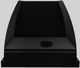 Vent-A-Hood® Designer Series 36" Black Wall Mounted Range Hood-4