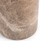 Classic Home Norfolk Brown/Ivory Small Round Display Pedestal-4