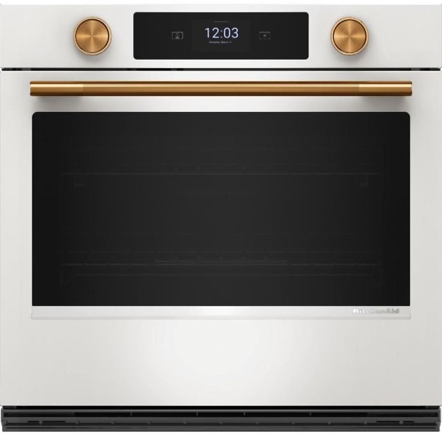 KitchenAid® 30” Porcelain Single Electric Wall Oven with Assisted Cooking Modes-2