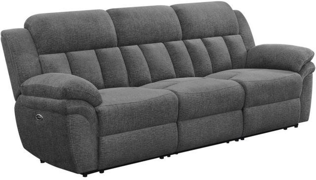 Coaster® Bahrain Charcoal Power Reclining Sofa-0