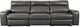 Signature Design by Ashley® Samperstone 3-Piece Gray Power Reclining Sectional Sofa-1