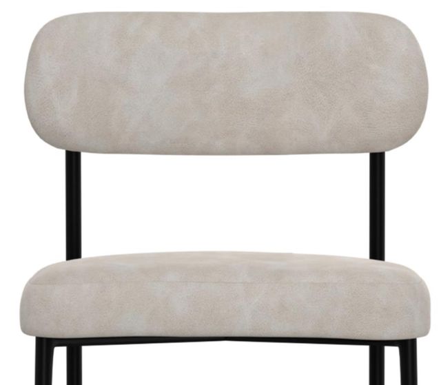 International Furniture Direct Seating Black/Ivory 43" Bar Stool-3