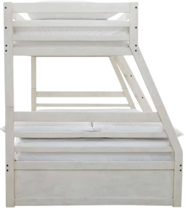Signature Design by Ashley® Robbinsdale Antique White Youth Twin/Full Bunk Bed-3