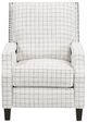 Homelegance® Berenson Off-White Manual Push Back Recliner-2