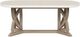 Bernards Citrus Heights Cement Top Trestle Dining Table with Sand Base-1