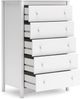 Signature Design by Ashley® Hallityn White Chest of Drawers-1