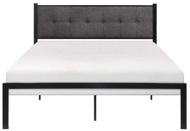 Homelegance® Samuel Gray Queen Platform Bed-1