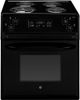 GE® 28" Black Drop In Electric Range-0
