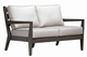 Ratana Lucia Ash Grey Aluminum Loveseat-0