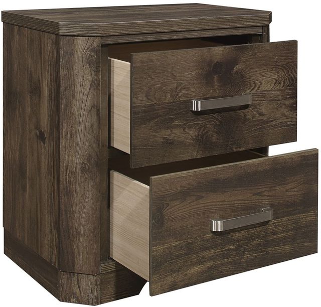 Homelegance® Jocelyn Rustic Brown Nightstand-3