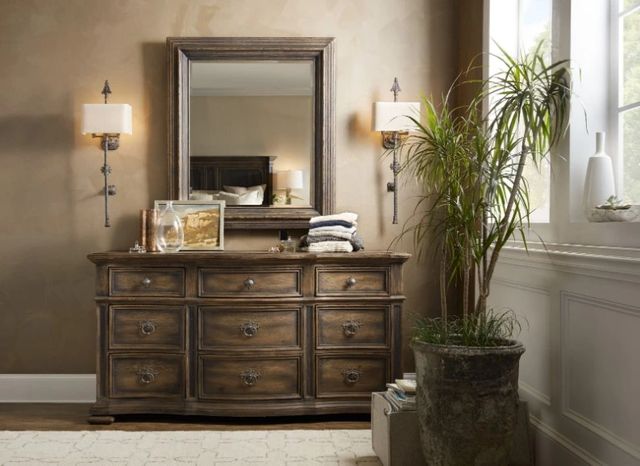 Hooker® Furniture Hill Country Williamson Black/Saddle Brown Dresser-1