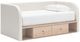 Signature Design by Ashley® Shapella Tan/White Youth Twin Upholstered Storage Day Bed-1