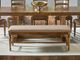 A-America® Bennett Smoky Quartz Upholstered Dining Bench-1