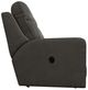 La-Z-Boy® Emmons Pewter Leather Manual Reclining Loveseat-2