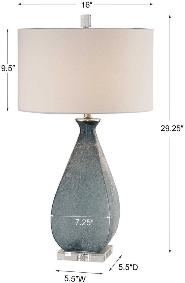 Uttermost® Atlantica Deep Ocean Blue Table Lamp-2