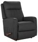 La-Z-Boy® Finley Onyx Leather Manual Rocking Recliner-0
