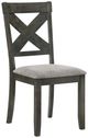New Classic® Home Furnishings Gulliver Gray/Rustic Brown Side Chair-0