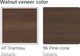 Amisco Customizable Amelia 72" Racetrack Dining Table with 1" Walnut Veneer Top-3