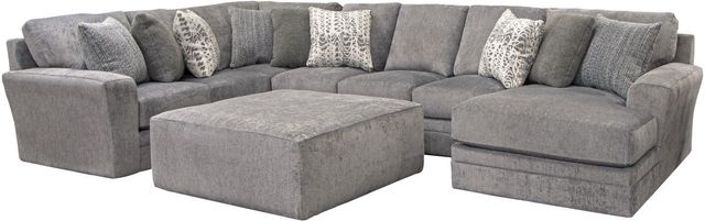 Jackson Furniture Glacier Shark Large Cocktail Ottoman-1