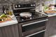 KitchenAid® 30" PrintShield™ Black Stainless Steel Freestanding Electric Range-1