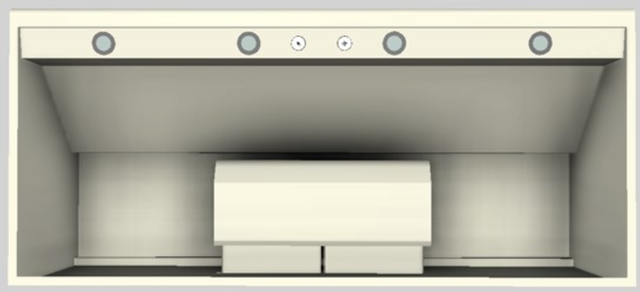 Vent-A-Hood® 54" Biscuit Wall Mounted Range Hood-1