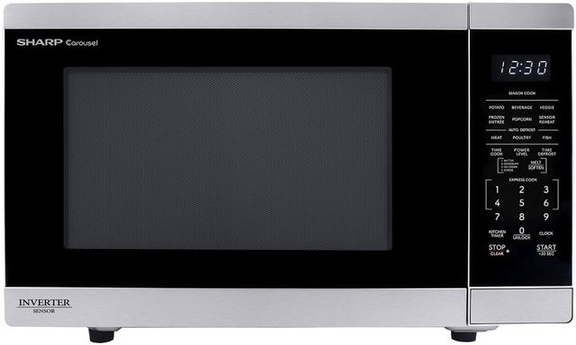 Sharp® Carousel® 1.4 Cu. Ft. Stainless Steel Countertop Microwave-0