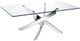 VIG Furniture Modrest Pyrite Modern Chrome/Clear Coffee Table-0