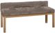 Artisan & Post by Vaughan-Bassett Joinery Brindle Gray/Natural Oak Upholstered Bench-0