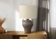 Monarch Specialties Inc. Brown Ceramic Table Lamp with Beige Shade-2