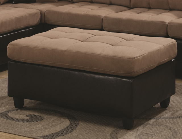 Coaster® Mallory Tan Ottoman-0