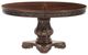 Homelegance® Deryn Park Cherry Brown Round Oval Dining Table-0