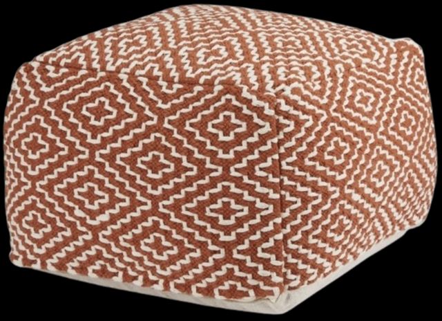 Signature Design by Ashley® Brynnsen Ivory/Rust Pouf