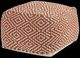 Signature Design by Ashley® Brynnsen Ivory/Rust Pouf-0