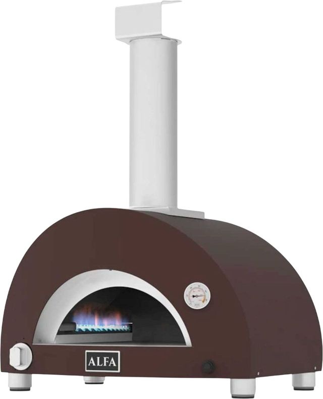 Alfa Moderno 1 Pizze 30" Copper Pizza Oven-2