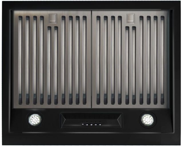 Unique® Appliances Classic Retro 24” Midnight Black Under Cabinet Range Hood-3