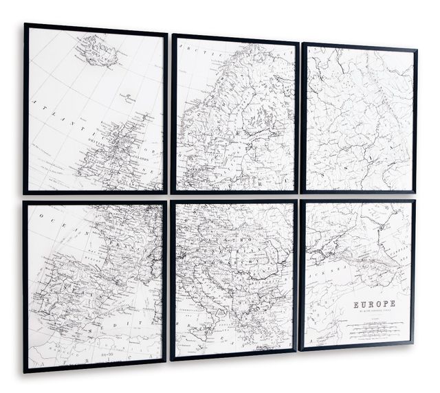 Signature Design by Ashley® Avanworth Black and White Wall Art Set-1