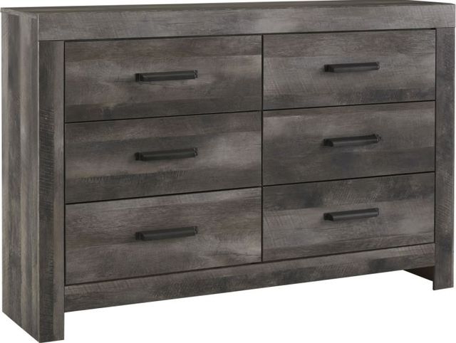 Signature Design by Ashley® Wynnlow 4-Piece Gray King Crossbuck Panel Bed Set-2