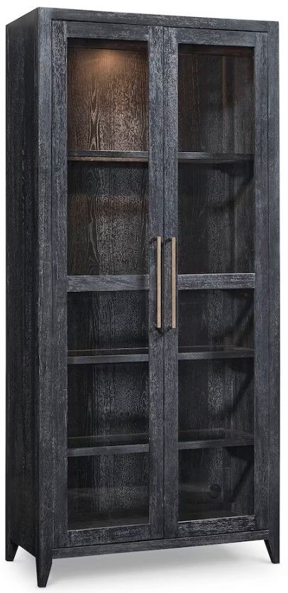Bassett® Furniture Foster Black Display Cabinet-1