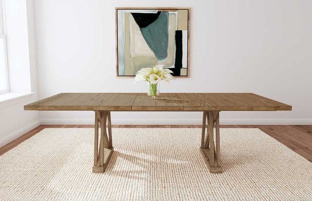 A-America® Weston Acorn Trestle Dining Table-1