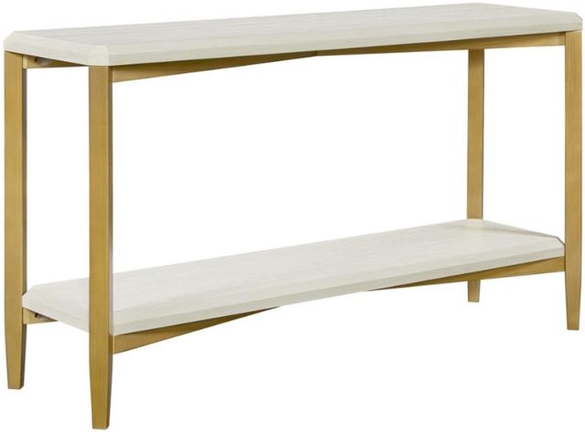 Bernards Indigo Beige/White Sofa Table-0