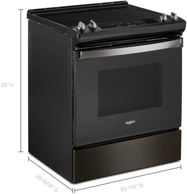 Whirlpool® 30" Black Stainless Slide In Electric Range-9